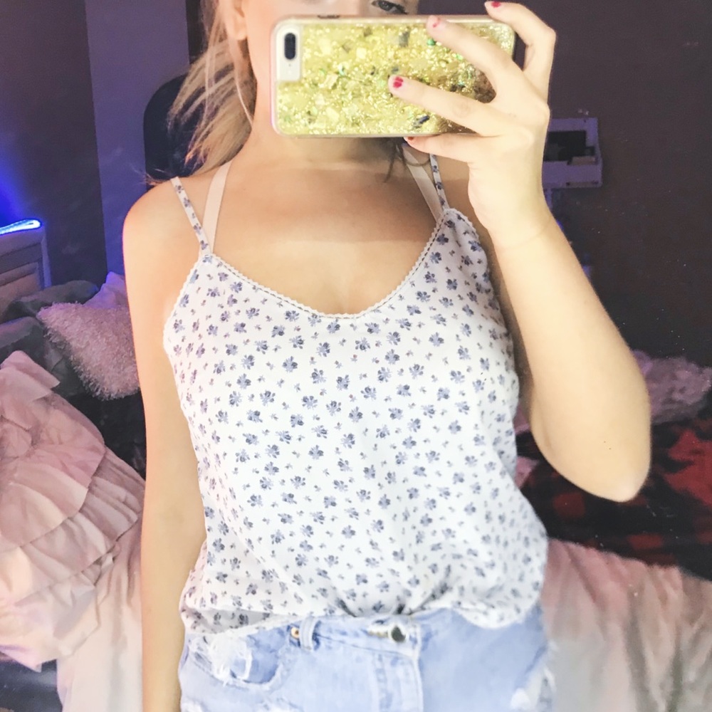 floral tank top!